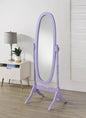 Roundhill Furniture Traditional Queen Anna Style Wood Floor Cheval Mirror by RoundhillFurniture