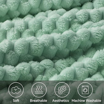 BEDELITE Mint Green Throw Blanket - Image 3