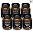 Mount Hagen Instant Espresso Coffee 6 Pack, Eco-friendly Organic Espresso Coffee Made From Medium Roast Arabica Beans, Freeze Dried Instant Coffee, Fair-Trade, Kosher [6x1.76oz/50g Jar]