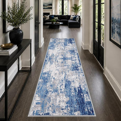 RELEANY Washable Runner 2'x6' Abstract Area Rug - Image 8