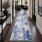 RELEANY Washable Runner 2'x8' Abstract Area Rug by RELEANY
