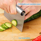 Pro Dough Pastry Scraper/Cutter/Chopper Stainless Steel Mirror Polished with Measuring Scale Multipurpose- Cake, Pizza Cutter - Pastry Bread Separator Scale Knife 2PCS