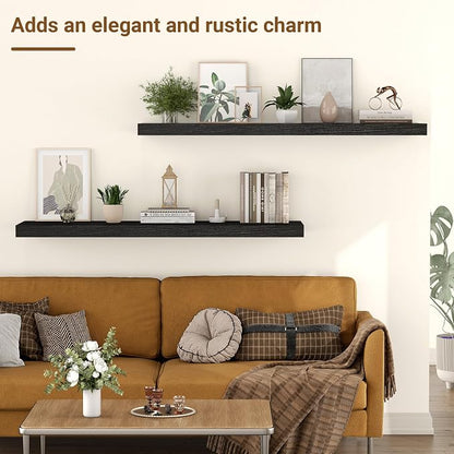 36 Inch Floating Shelves, 12 Inch Deep Floating Shelves - Image 6