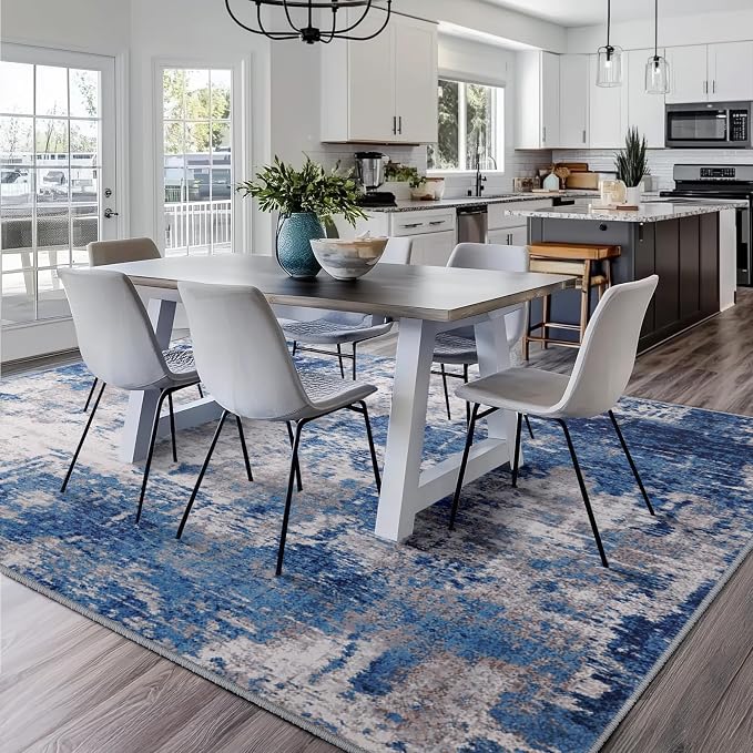 RELEANY Washable Square 7'x7' Area Rug - Image 7