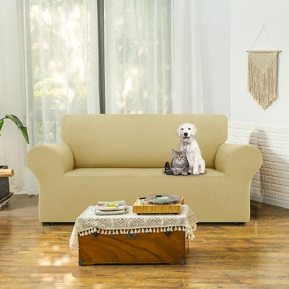 LURKA Stretch Loveseat Sofa Slipcovers 1 Piece Couch Covers - Image 2