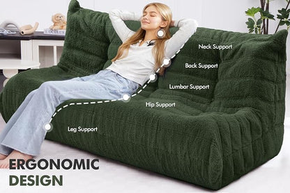 Bean Bag 3-Seater Chair Big Sofa Beanbag Chair - Image 4