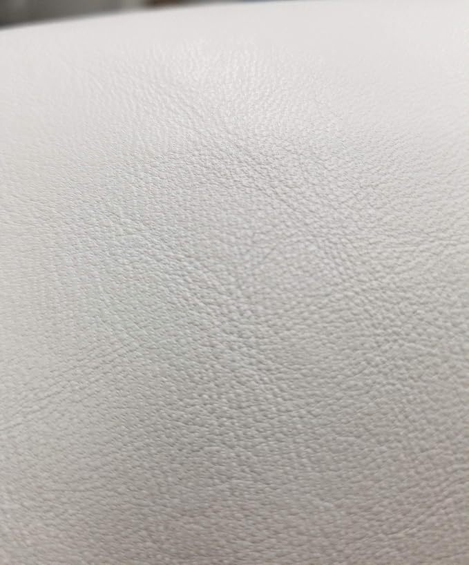 NAT Leathers | White Soft Faux Vegan Leather PU | 4 Yards Cut by The Yard | by NATLeathers