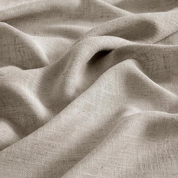 MIULEE Burlywood Birch Curtains 52x84 Inch Long 2 Panels - Image 4