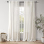 Natural Linen Curtains 90 Inches Long by Nanspring