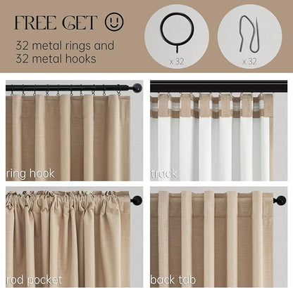Topfinel 105 Inch Long Curtains - Image 6