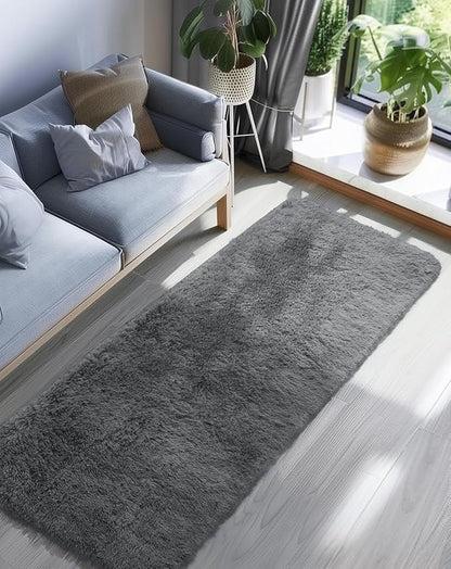 Ophanie 2x8 Runner Rug for Hallway, Upgrade Non-Slip Fluffy Soft Bedside Rugs - Image 5