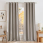 NICETOWN Faux Linen Angora Blackout Curtains 84 inches Long by NICETOWN