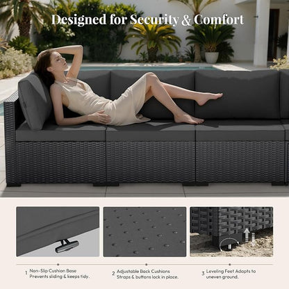 WWR Patio Furniture Set 7 Piece - Image 4