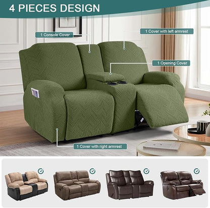 Ruaozz Loveseat Recliner Covers - Image 4