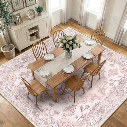 RELEANY Washable Area Rug, Square 10'x10', Water Repellent, Pet Friendly by RELEANY