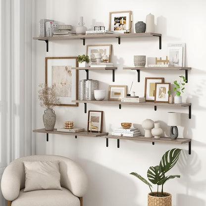 Fun Memories Deep Floating Shelves, 36W x 8D Floating Shelves Set of 2 - Image 7