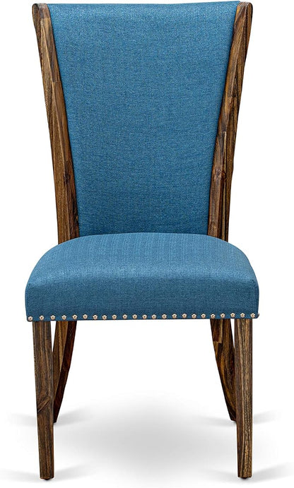 East West Furniture VEP7T21 Verona Parson Kitchen Chairs - Image 3
