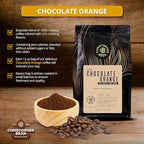 Christopher Bean Coffee - Certified Kosher - Decaf Ground Universal Drip Chocolate Orange Flavored Coffee with Medium Roast | Chocolate Orange Coffee No Sugar with 100% Arabica, No Fats, Non-GMO | 10-Ounce