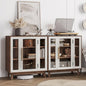 BELLEZE Set of 2 Sideboard 31 Inch Buffet Cabinet by BELLEZE