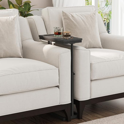 TUTOTAK End Table with Charging Station, Side Table, Tall Couch Table, Sofa - Image 7