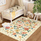 DUKINO 3x5 Area Rug, Floral Washable Rug by DUKINO