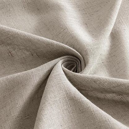 MIULEE Burlywood Birch Linen Curtains 52x72 Inch Long 2 Panels - Image 8