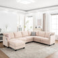 122.8" Large Sectional Couches for Living Room, 6 Seater L Shaped Modular by ZXDesign