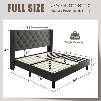 Einhomn Full Size Platform Bed Frame - Image 2