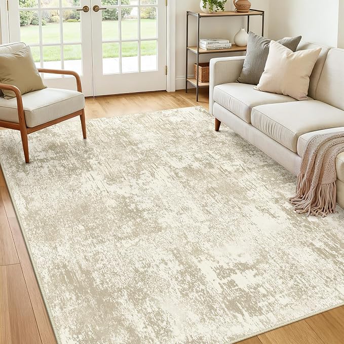 RELEANY Washable 5'x7' Abstract Area Rug - Image 2