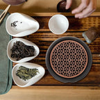 Ceramic Tea Pot Warmer Heater Set - Japanese Pottery Teapot Warmer Base With Light Candle Holder - Stove Warmer for Coffee Cup and Tea Set
