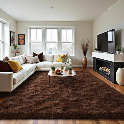 LOCHAS 4x6 Area Rugs Fluffy Living Room Carpets - Image 9