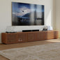 POVISON Full Assembled Mid Century Modern TV Stand, 118” Extra-Large by POVISON