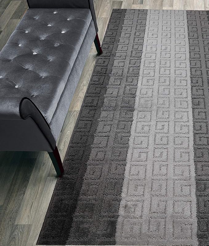 8 Ft Gray Hallway Runner Rug, Non Slip Washable, Kitchen & Entryway | 2'2" x 8 by ORFAHOME