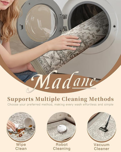 Madane Washable Runner Rug 3x6 Runners - Image 8