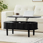 Fully Assembled Fluted Lift Top Coffee Table by ORRD
