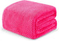 Exclusivo Mezcla Soft Waffle Fleece Bed Blanket Twin XL Size, Hot Pink | by ExclusivoMezcla