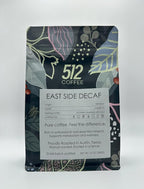 512 Coffee – Specialty Naturally Decaffeinated Whole Bean, Medium Roast – East Side DECAF – Freshly Hand-Roasted, Specialty Arabica, Premium Small Batch