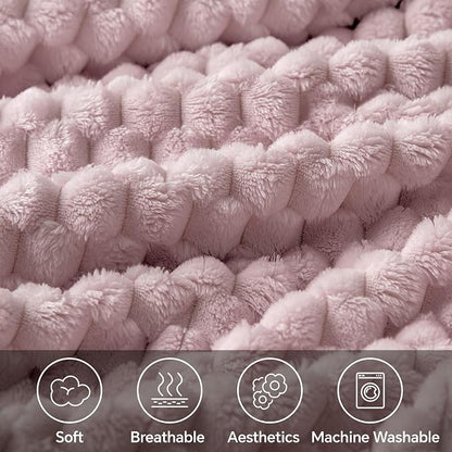 BEDELITE Lotus Pink Twin Blanket - Image 3