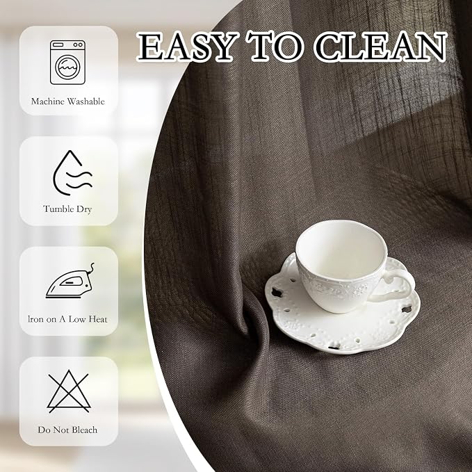 MYSKY HOME French Door Curtains - Image 7