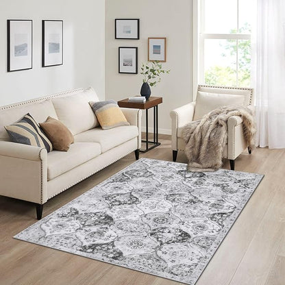 Lahome Moroccan Washable Small Area Rug, 3x5 Rugs - Image 2