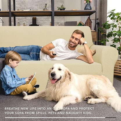 ZNSAYOTX Stretch Oversized Couch Cover Universal Sofa Covers - Image 2