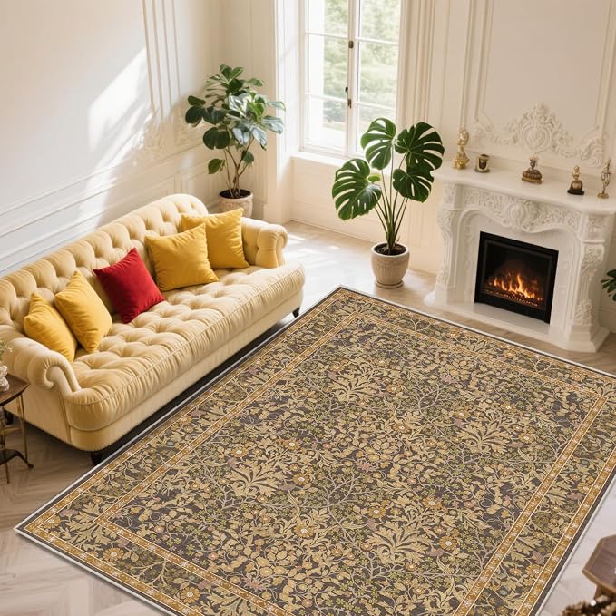 Area Rug for Living Room, 10x12 Large Washable Rugs for Dining Room, Non Slip - Image 3