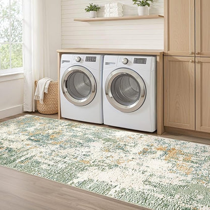 LOONGRUG Runner Rug 2x10 Washable Non-Slip Kitchen Neutral Modern Rug | - Image 7