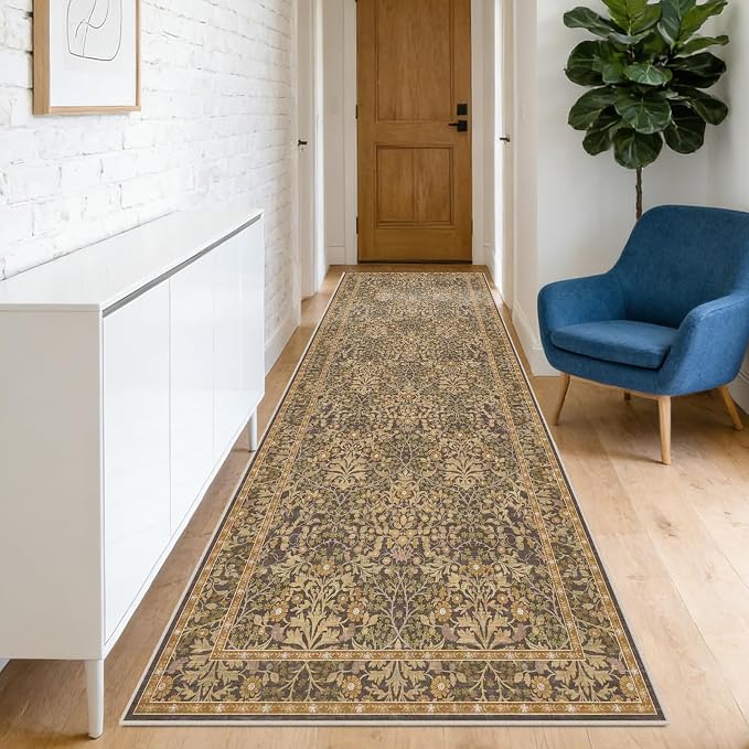 Washable 2'6" x 10' Runners for Hallways, Non Slip Long Floor Runner for Kitchen - Image 3
