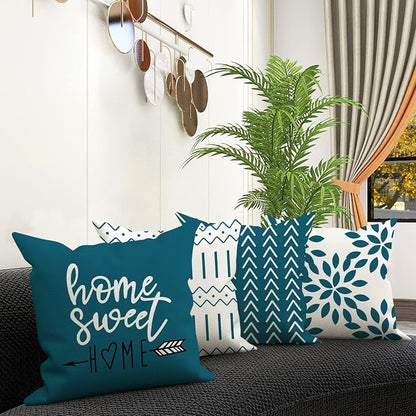YCOLL Pillow Covers 20x20 Set of 4, Modern Sofa Throw Pillow Cover, Decorative - Image 2