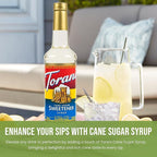 Jimoco® Syrup Pump Dispenser + Torani® Cane Sugar Syrup, 25.4 oz - Coffee Syrup Pump & Flavoring Bundle