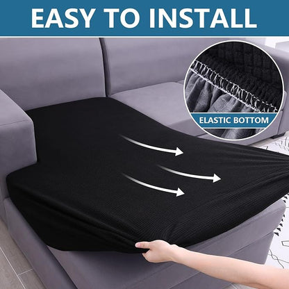 Waterproof Sectional Couch Covers, Non Slip Sofa Cushion Covers | L Shape - Image 5