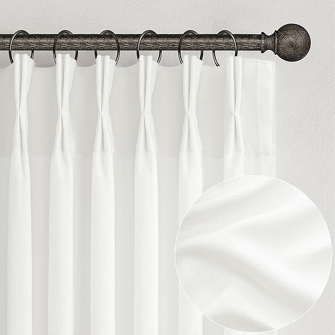 Custom Pleated Curtains & Drapes 86 Inches Long by PleatedDrapes
