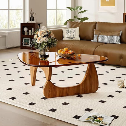 Modern Coffee Table for Living Room, 35.8" Mid Century Center Table, Tea Table by PRITIY