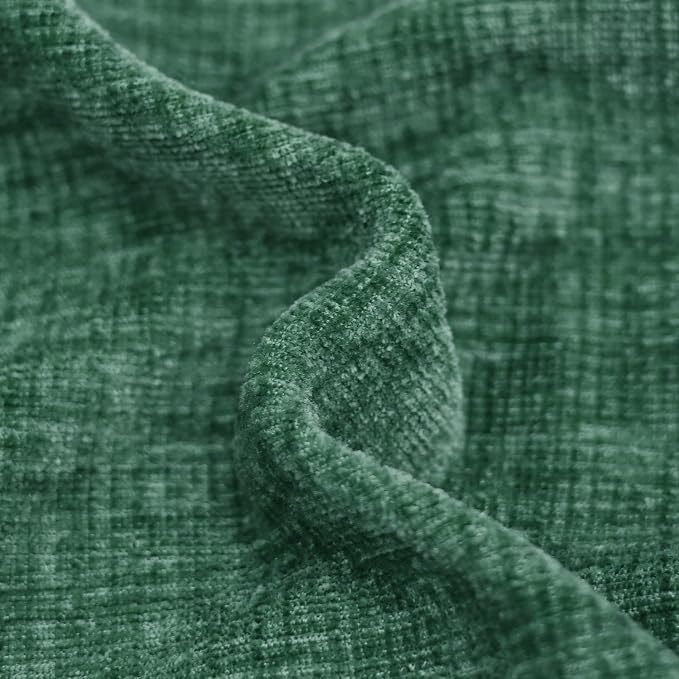 CaliTime Decorative Couch Throw Pillow Covers 24 X 24 Inches Dark Green | Pack - Image 2